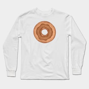 Donut Chocolate Long Sleeve T-Shirt